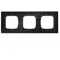 Рамка Tokov Electric Pixel TKE-PX-RM3-C14 (карбон)