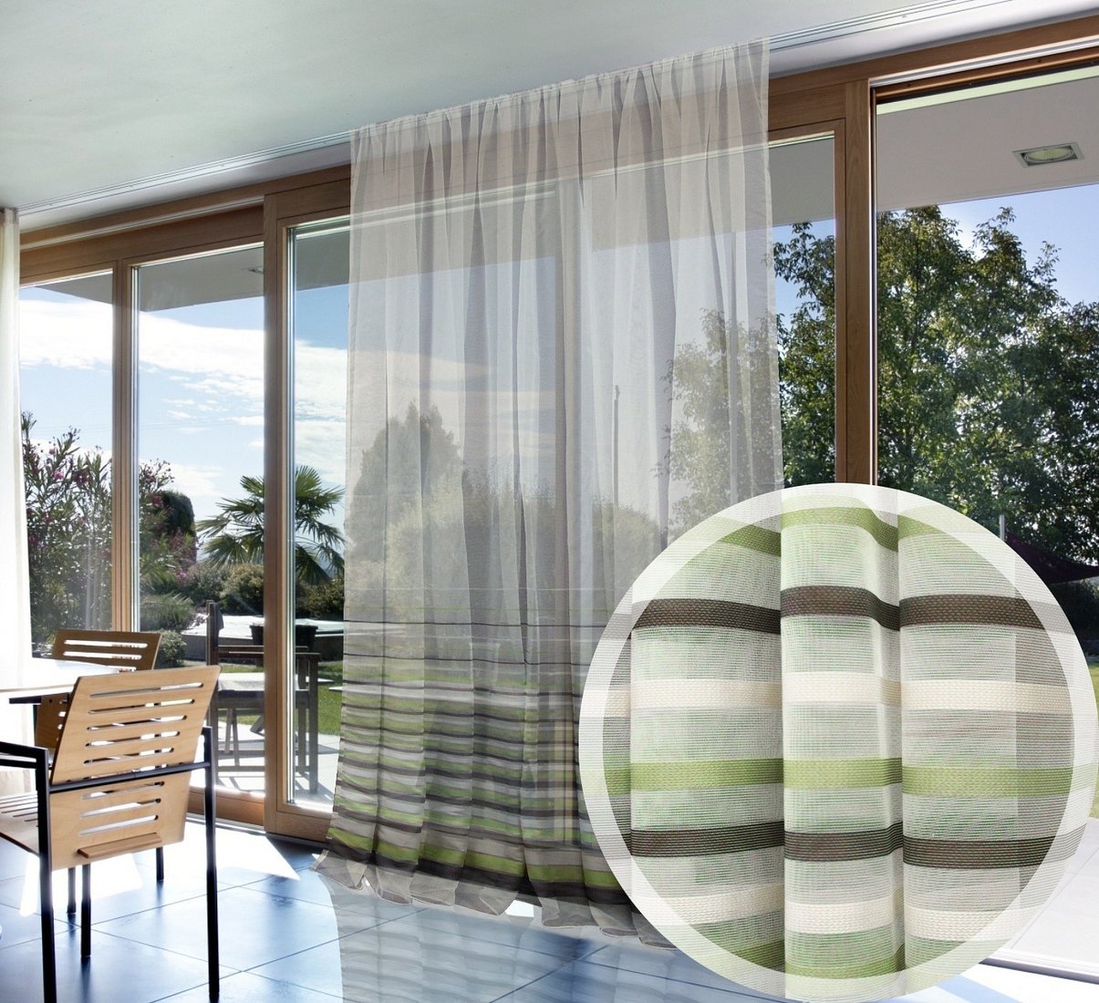 

Тюль Amore Mio RR 1467-105 3x2,7 м 88107 (зеленый)