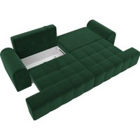 Диван Лига диванов Лига-080 131116 (велюр Seven 626 зеленый)