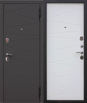 Металлическая дверь Garda Верона (белый сатин)