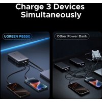 Внешний аккумулятор Ugreen PB550 20000mAh (серый, китайская версия)