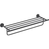 Полка для полотенца Aquatek Оберон AQ4215MB (черный матовый)