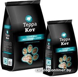 

Сухой корм для кошек ТерраКот Для взрослых кошек с норвежским лососем 10 кг