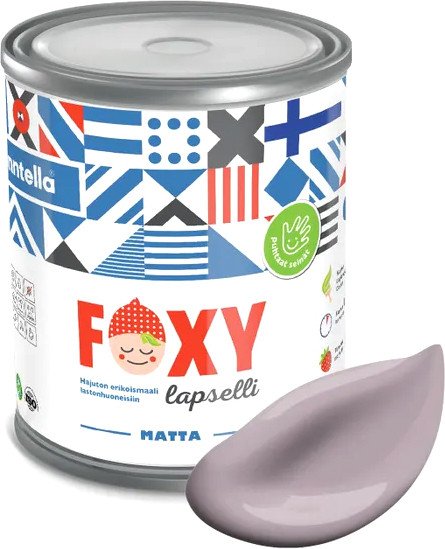 

Краска Finntella Foxy Lapselli Matte Liila F-50-1-1-FL240 0.9 л (фиолетовый/серый)