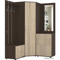 Стенка Интермебель Визит-2 (дуб венге/дуб сонома)