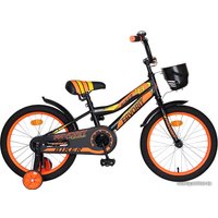 Детский велосипед Favorit Biker 18 (черный/оранжевый, 2019)