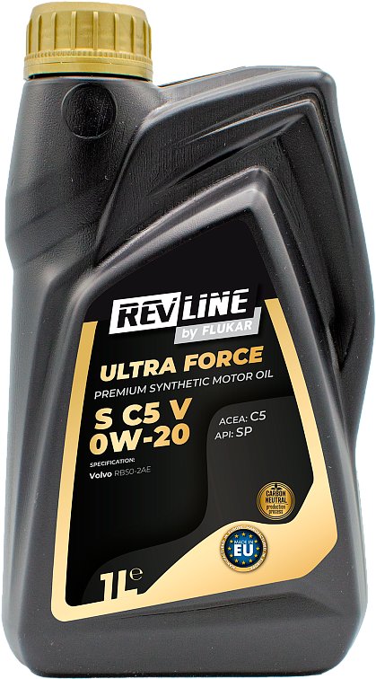 

Моторное масло Revline Ultra Force S C5 V 0W-20 1л