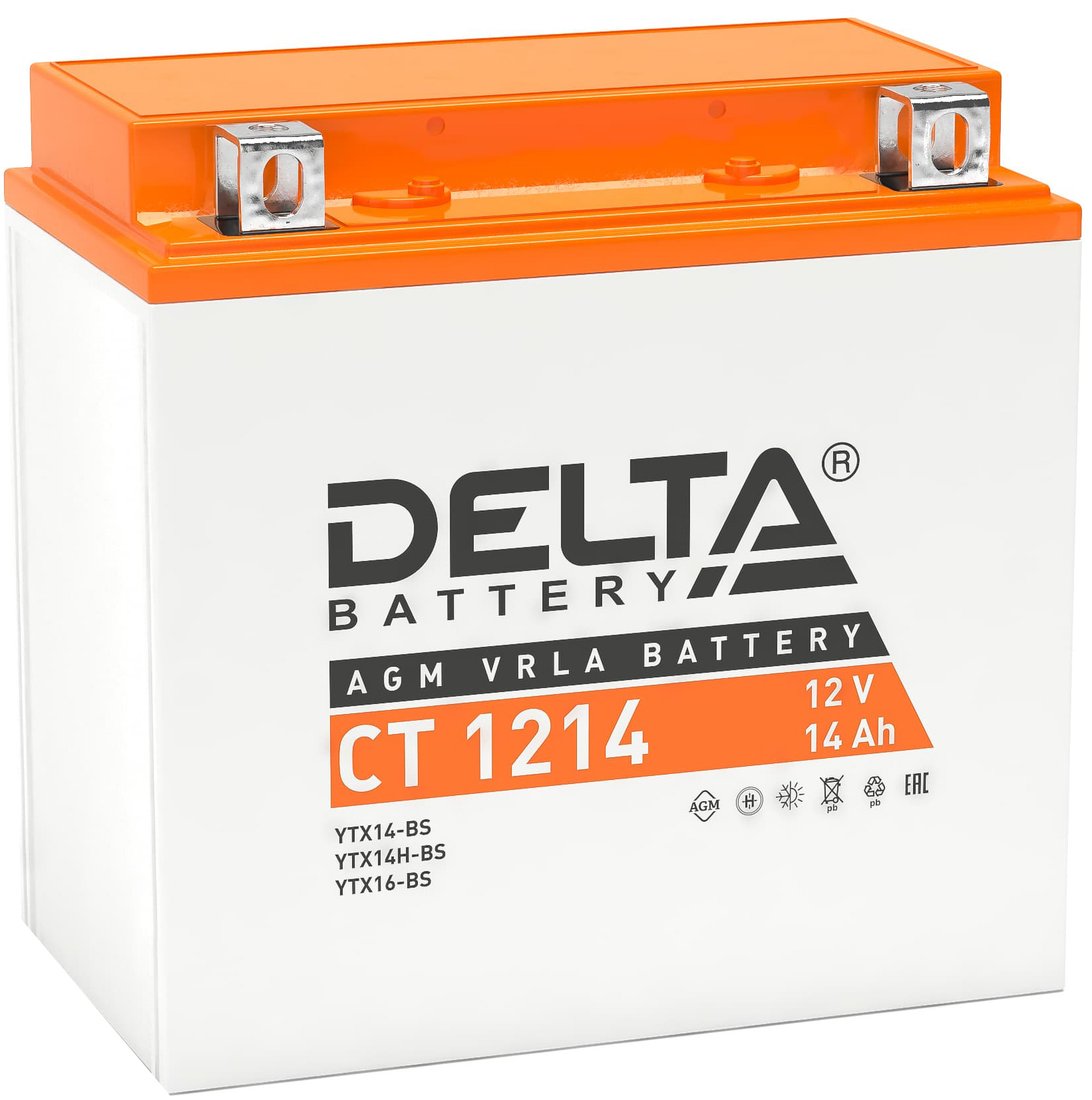 

Мотоциклетный аккумулятор Delta CT 1214 (14 А·ч)