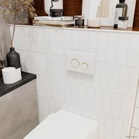 Инсталляция для унитаза Lavinia Boho Relfix 5 в 1 77020066 (белый/золотой глянец пластик)