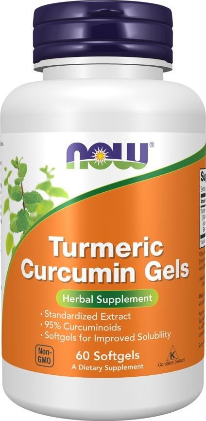 БАД Now Foods Turmeric Curcumin Gels (60 капсул)
