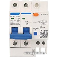 Дифференциальный автомат Chint DZ47LE-32 2P 16A 30mA AC С 6kA