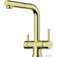 Смеситель Omoikiri Takamatsu-S LG (светлое золото)