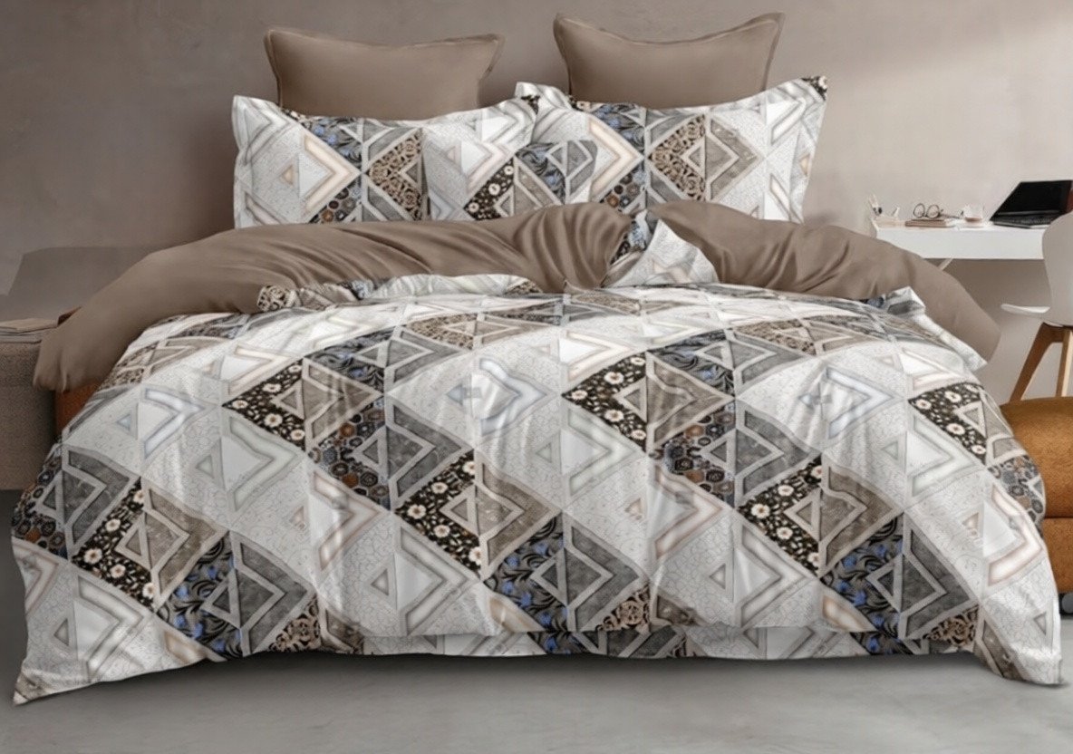 

Евро комплект постельного белья Реноме Евро Оливковая коллекция. Простыня на резинке УУ 8054 (поплин)