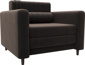 Кресло-кровать Лига диванов Лига-070 132560 (велюр Seven 727 коричневый)