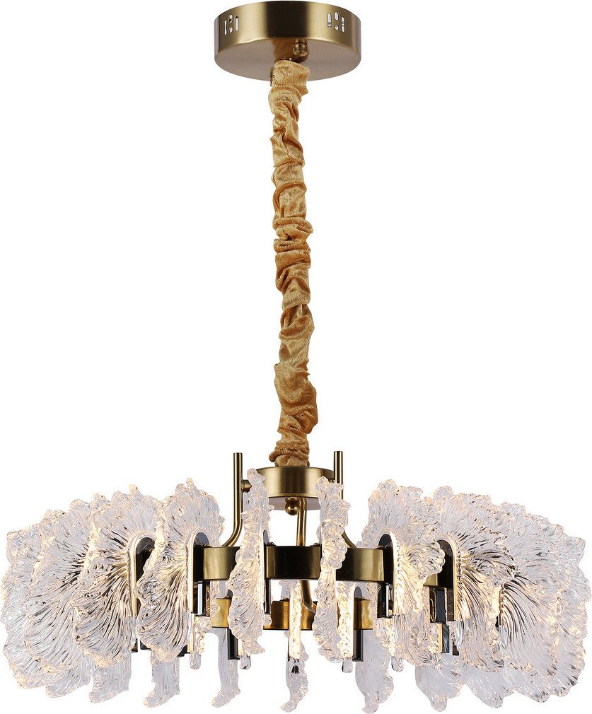 

Подвесная люстра Kinklight Мару 07695-60.36-29 (латунь/черный)