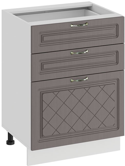 

Шкаф напольный Трия Бьянка 1Н6Я3 (белый/дуб серый)