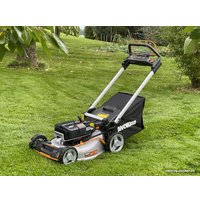 Газонокосилка Worx WG761E (с 4-мя АКБ)