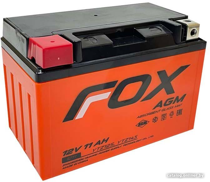 Мотоциклетный аккумулятор Fox 1211 YTZ12S / YTZ14S (11 А·ч)