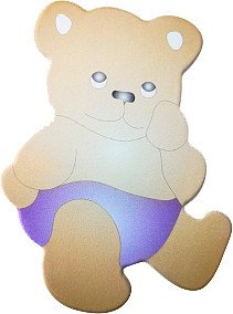 Накладка декоративная для мебели ЛЕЛЬ Мишка танцующий 017