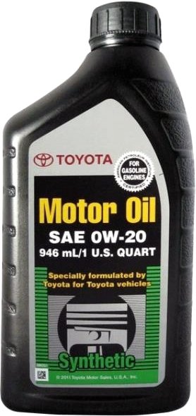 

Моторное масло Toyota GF-5 SN 0W-20 0.946л