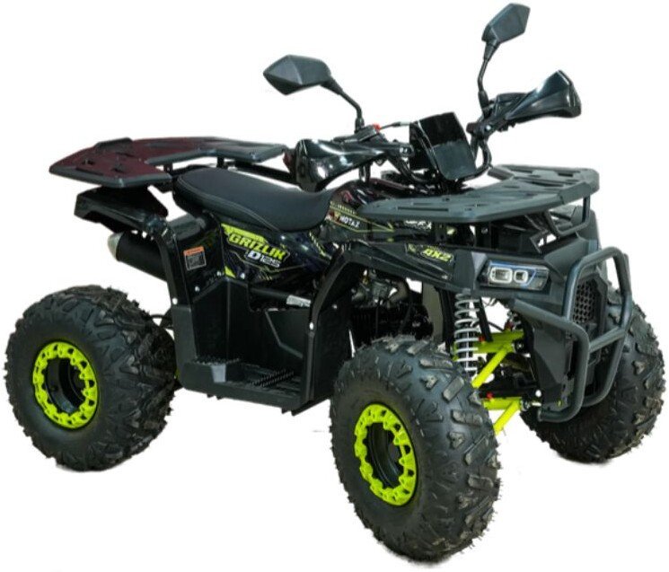 Квадроцикл Motax Grizlik D125 (черный/зеленый)