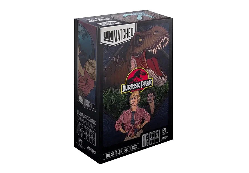 

Детская настольная игра GaGa Games Unmatched Jurassic Park Dr.Sattler vs T.Rex GG364 (с русскими правилами)