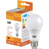 Светодиодная лампочка IEK LED Bulb A60 510lm 3000K E27