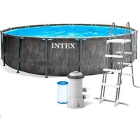 Каркасный бассейн Intex Greywood Prism Frame Premuim 26742NP (457х122см)