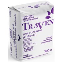 Торф Traven питательный для голубики рН 2.8-4.0 (100 л)