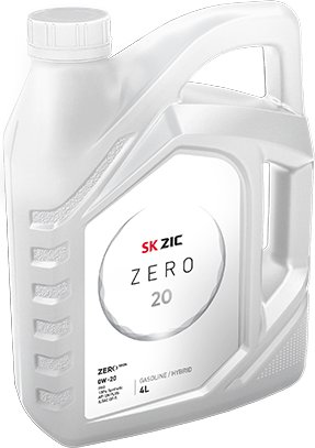 

Моторное масло ZIC ZERO 20 0W-20 4л