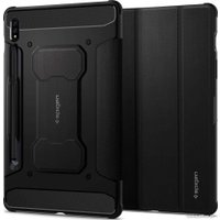 Чехол для планшета Spigen Rugged Armor Pro для Galaxy Tab S8/Tab S7 (черный)