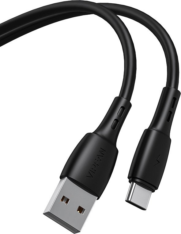 

Кабель Vipfan X05 USB Type-A - USB Type-C (3 м, черный)