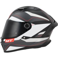 Мотошлем MT Helmets Stinger 2 Micro (S, черный/белый)