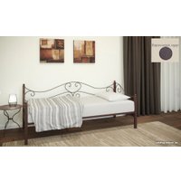 Кровать-тахта Князев Мебель Валенсия 90x190 ВАЯ.90.190.К (коричневый муар)