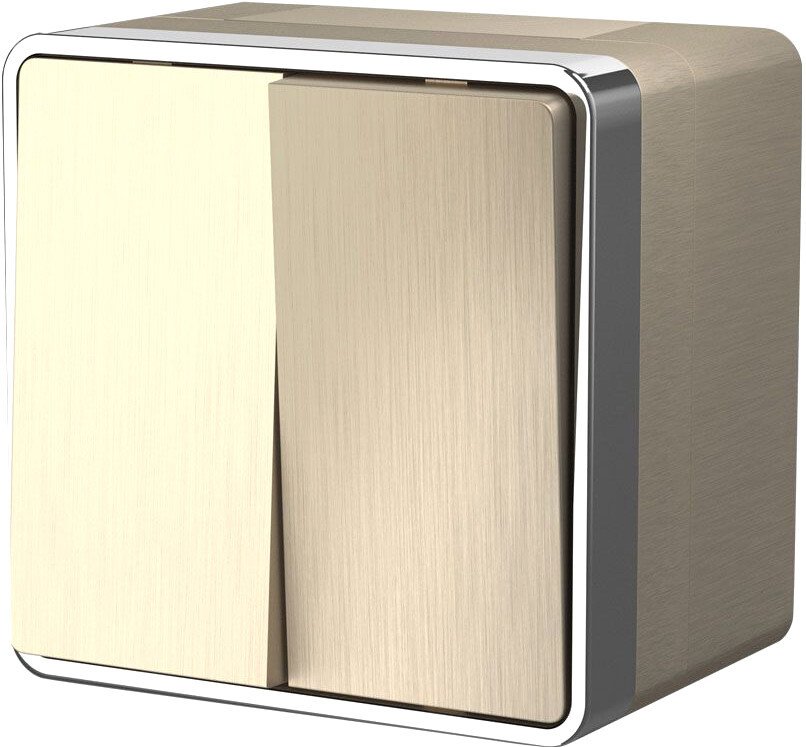 

Выключатель Werkel Gallant W5020210 a051045 (шампань рифленый)