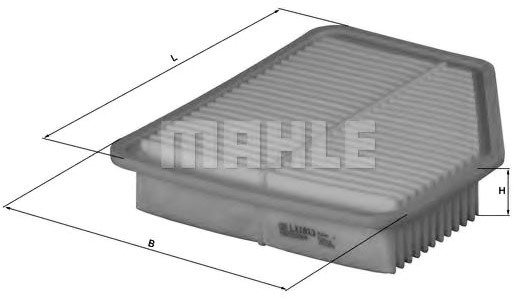 

Воздушный фильтр Mahle Knecht LX1613