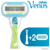 Бритвенный станок Gillette Venus Embrace 2 сменные кассеты 7702018955497