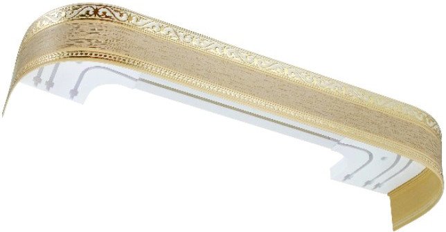 

Карниз для штор Legrand Монарх с поворотами 3.2 58068152 (светлый)