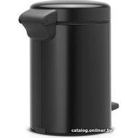 Мусорное ведро Brabantia Pedal Bin NewIcon 3 л (черный матовый)