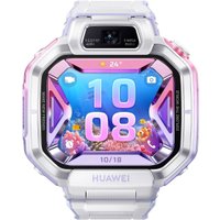 Детские умные часы Huawei Watch Kids X1 Pro (серебристый, с сиреневым ремешком, международная версия)