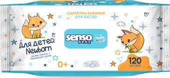 Влажные салфетки Senso Baby Simple (120 шт)