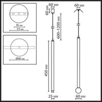 Подвесная люстра Odeon Light Fiano 4373/3LA