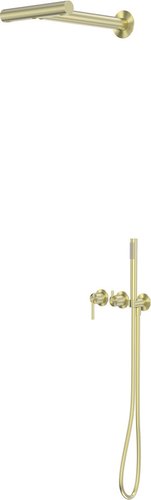Душевая система  Abber Perfekte 316 AF8A18BG (золото брашированнjt)