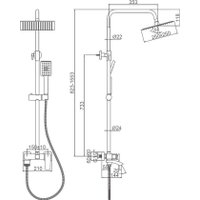 Душевая система  Ledeme L2478Y
