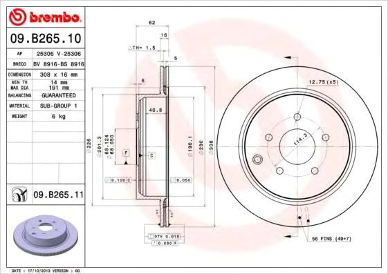 

Brembo 09B26511