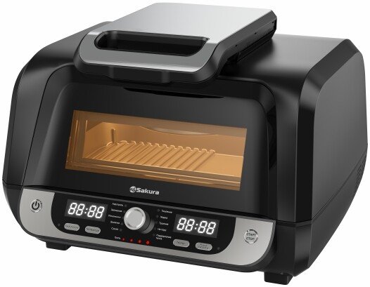 Аэрогриль (аэрофритюрница) Sakura Premium SA-7683BK