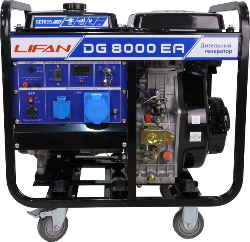 

Бензиновый генератор Lifan DG8000EA