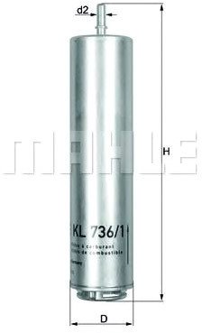 

Топливный фильтр Mahle Knecht KL7361D