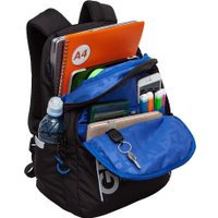 Школьный рюкзак Grizzly RB-452-3f (черный/синий)