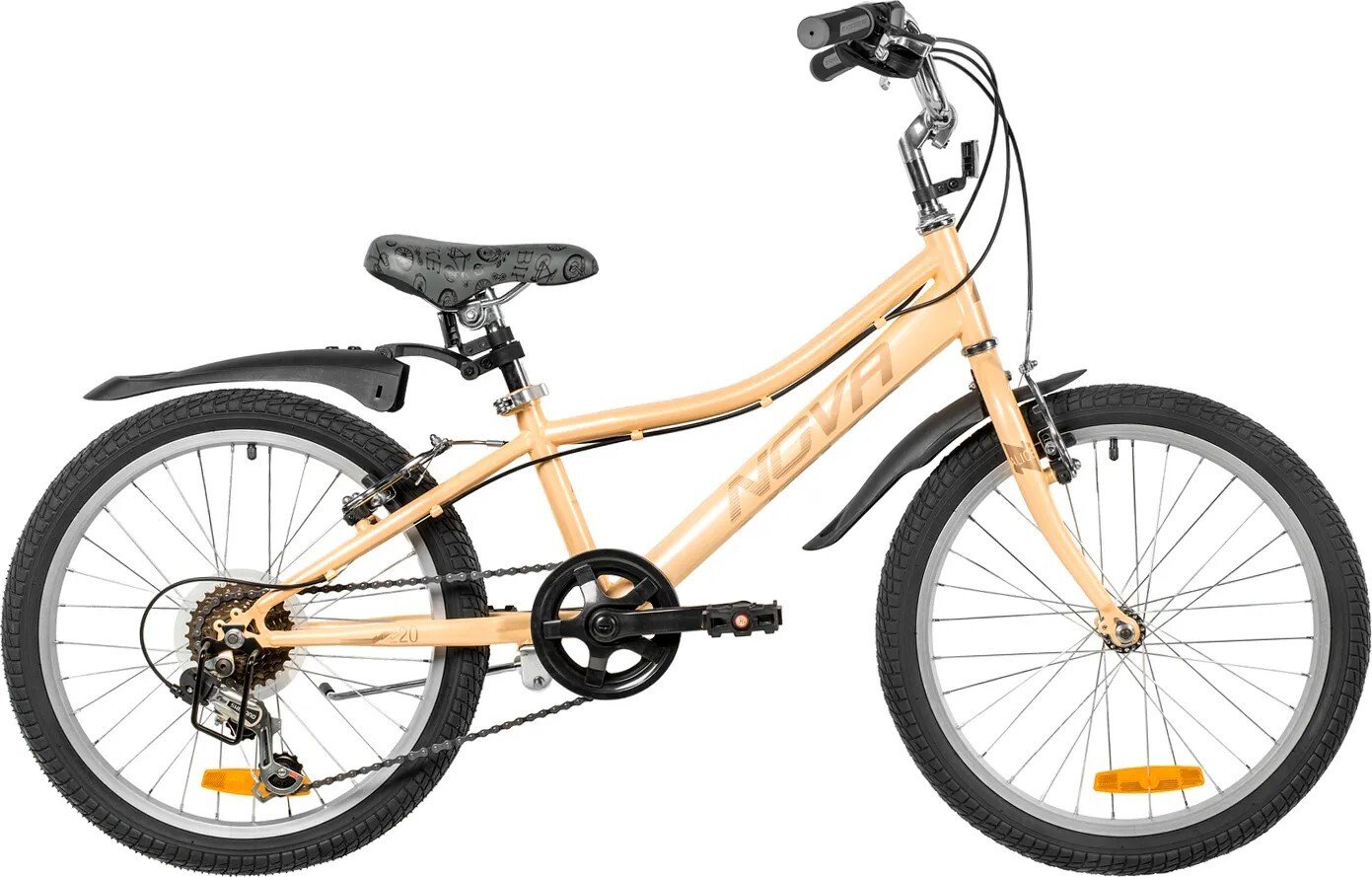 

Детский велосипед Novatrack Alice 20 2026 20SH6V.ALICE.YL6 (песочный)